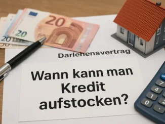 Wann kann man Kredit aufstocken?